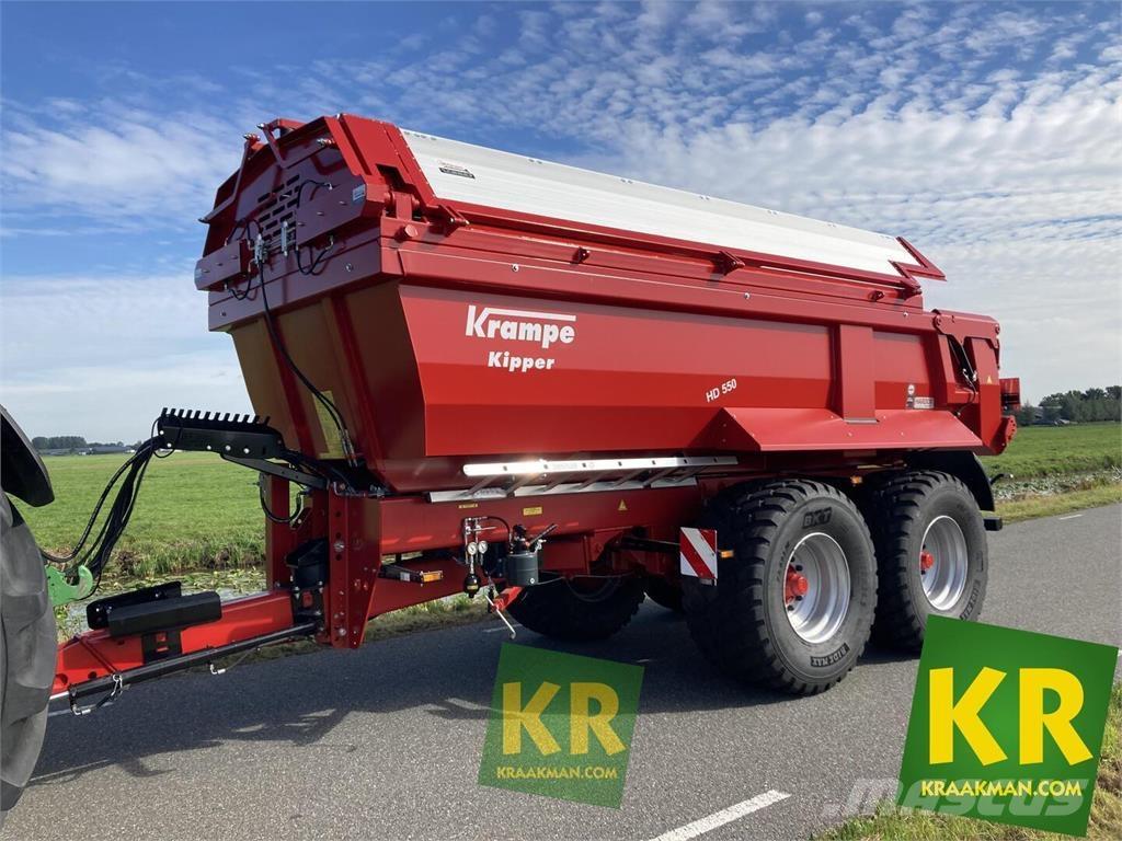 Krampe HD550 ダンプトレーラー