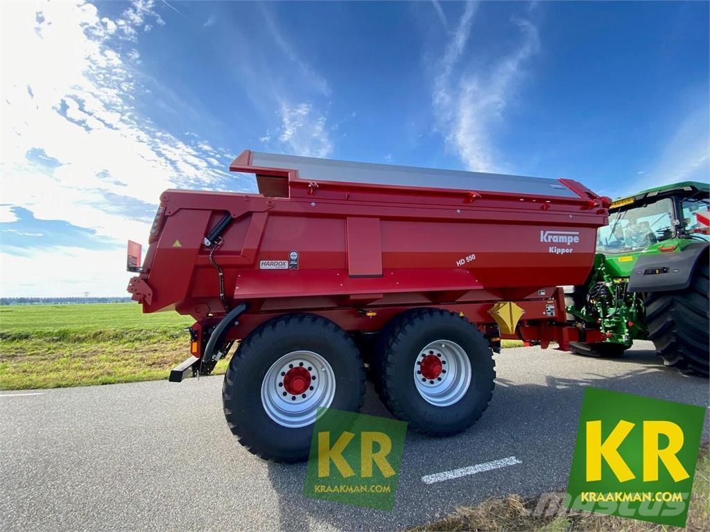 Krampe HD550 ダンプトレーラー