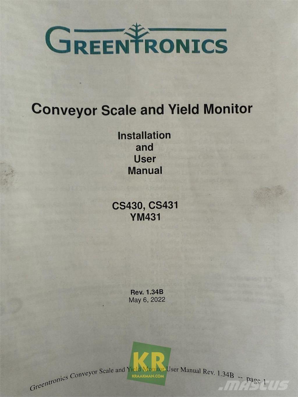  Overige onderdelen 農業機械 -　その他