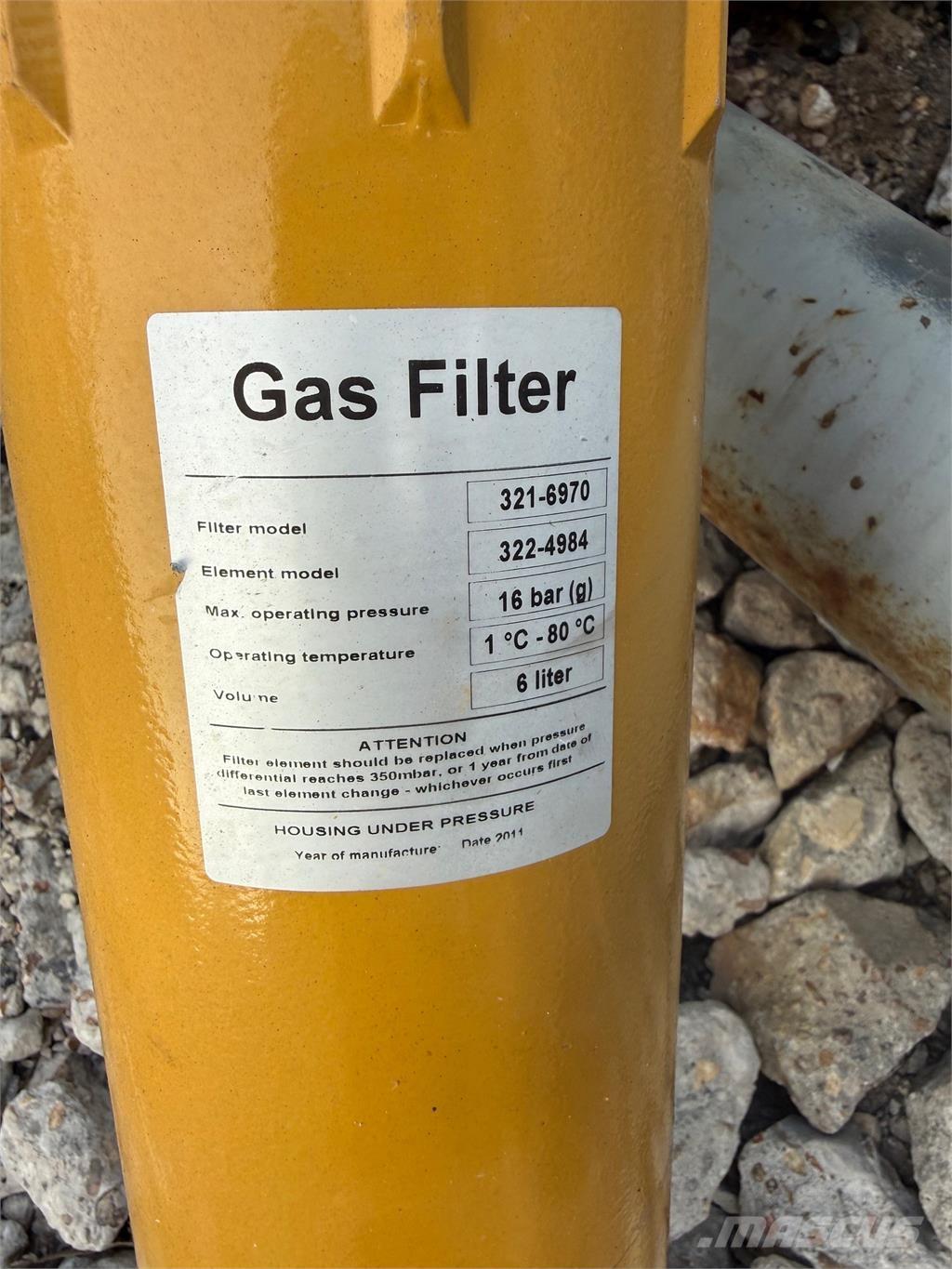CAT Gas Filter エンジン