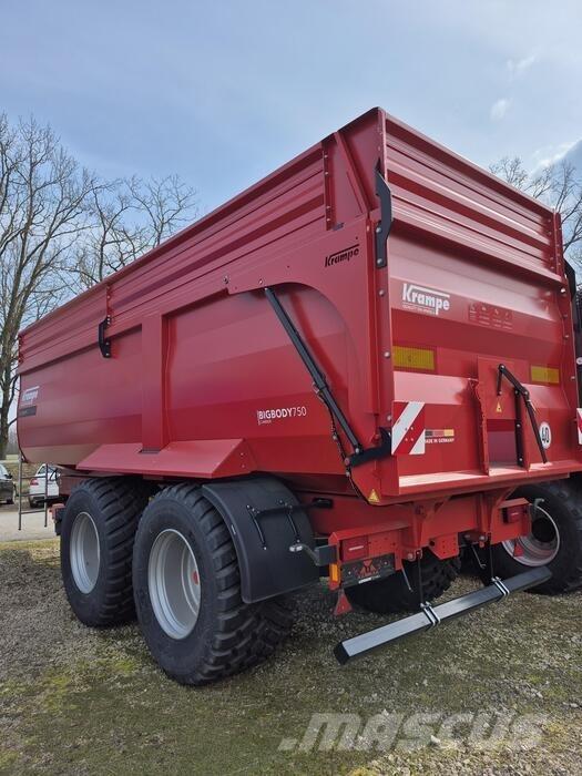 Krampe BIG BODY 750 ダンプトレーラー