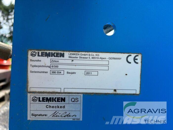 Lemken ZIRKON 8/300 パワーハローとロータリーハロー