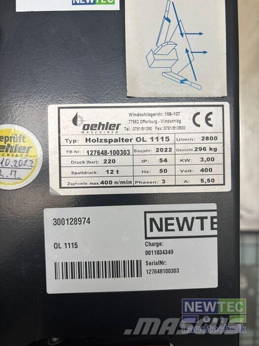 Oehler OL 1115 ウッドスプリッターとカッター