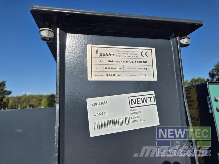 Oehler OL 1720 SH ウッドスプリッターとカッター