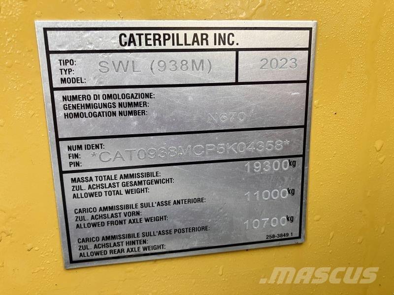 CAT 938M ホイールローダー・タイヤショベル