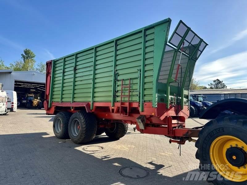 Hawe SLW 40 T ウッドチップ運搬用トレーラー