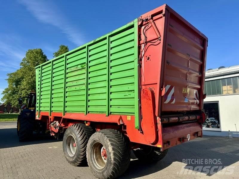 Hawe SLW 40 T ウッドチップ運搬用トレーラー