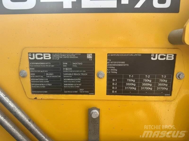 JCB 542-70 テレスコーピックハンドラー