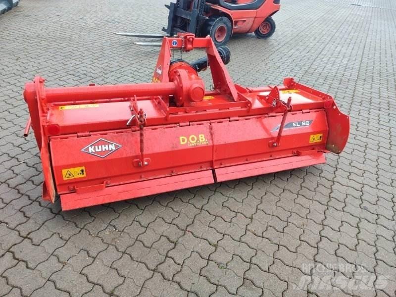 Kuhn EL 82-205 パワーハローとロータリーハロー