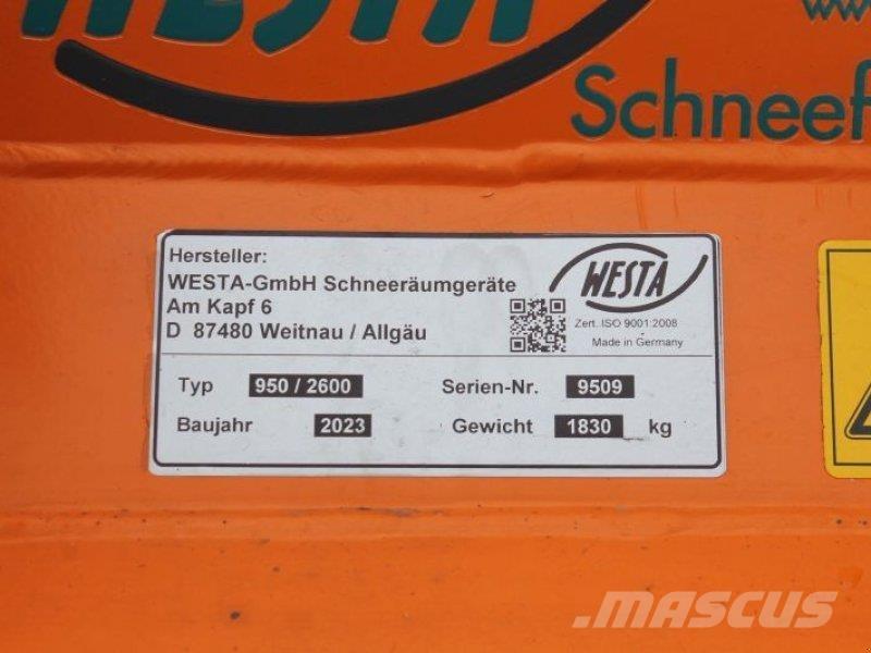  WESTA 950/2600 除雪機