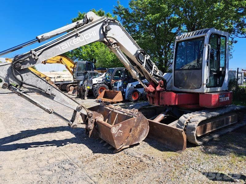 Takeuchi TB80FR ミニ油圧ショベル 7t以下（ミニユンボ・ミニディガー）