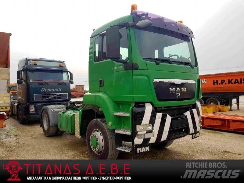 MAN 09 TGS 18.480 4X4 中古トラクターヘッド | トレーラーヘッド
