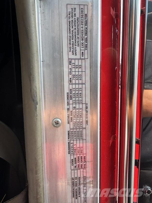 Kenworth W900 中古トラクターヘッド | トレーラーヘッド
