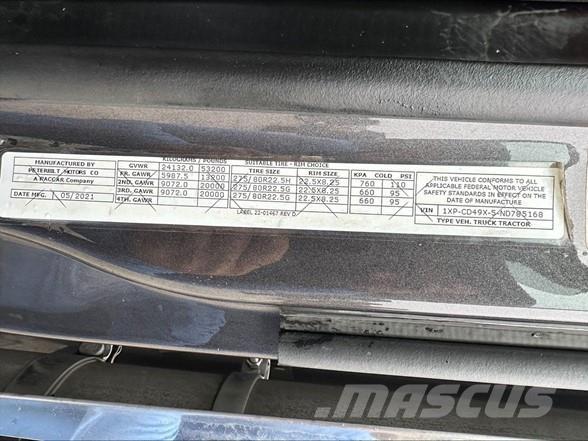 Peterbilt 567 中古トラクターヘッド | トレーラーヘッド