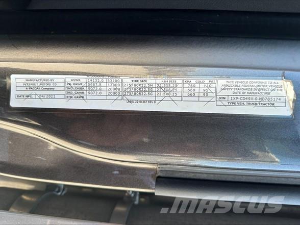 Peterbilt 567 中古トラクターヘッド | トレーラーヘッド