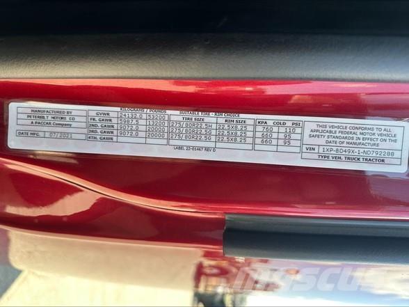 Peterbilt 579 中古トラクターヘッド | トレーラーヘッド