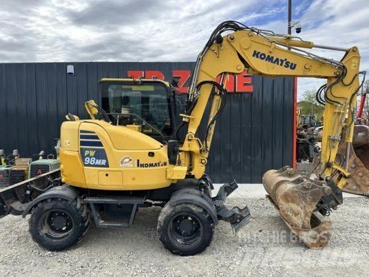 Komatsu PW98MR-10 ホイール式油圧ショベル（パワーショベル・ユンボ・バックホー）