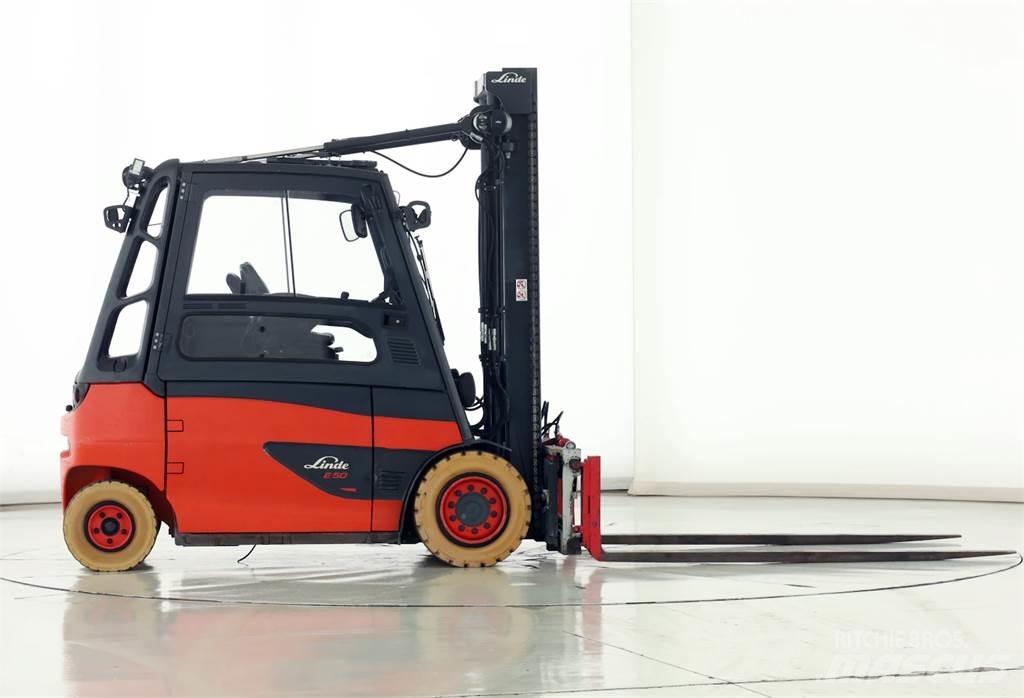 Linde E50HL-01 バッテリーフォークリフト