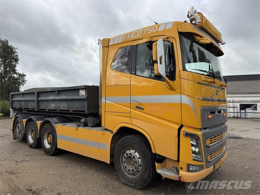 Volvo FH16 750hk ケーブルリフト着脱式トラック