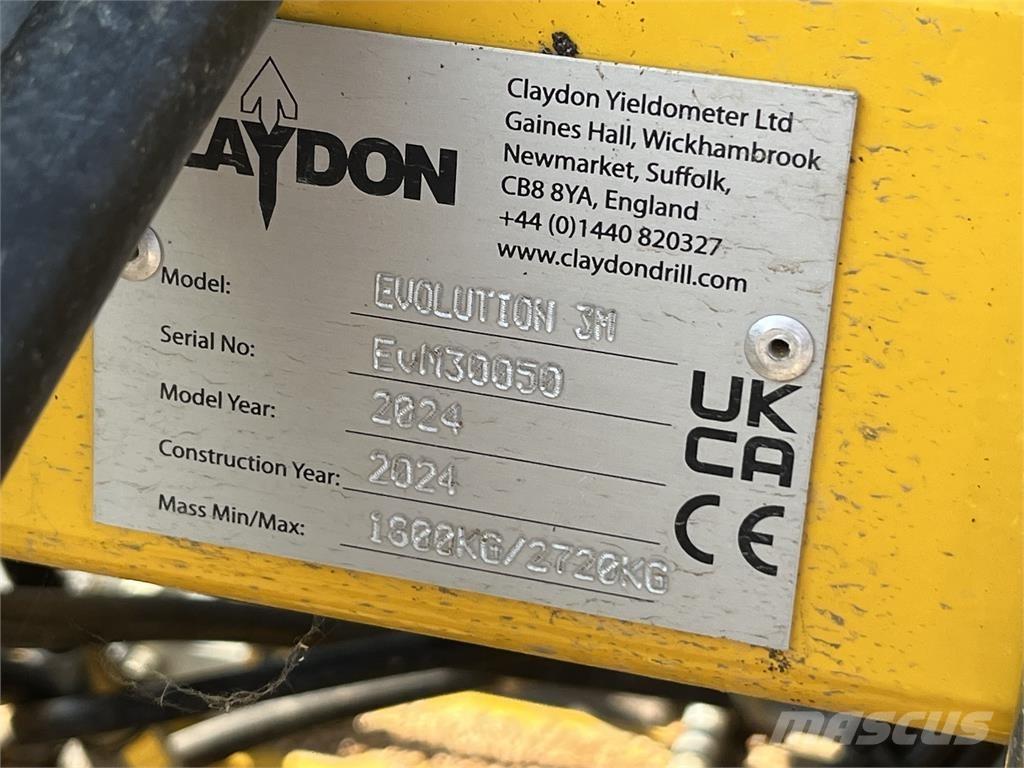 Claydon 3M EVO 農業機械 -　その他