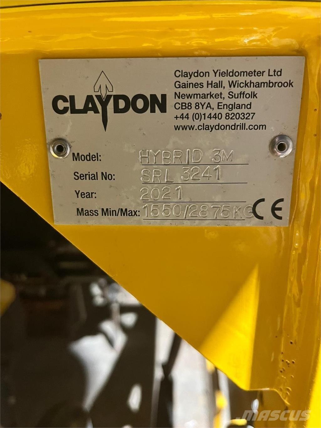 Claydon 3M HYBRID 農業機械 -　その他