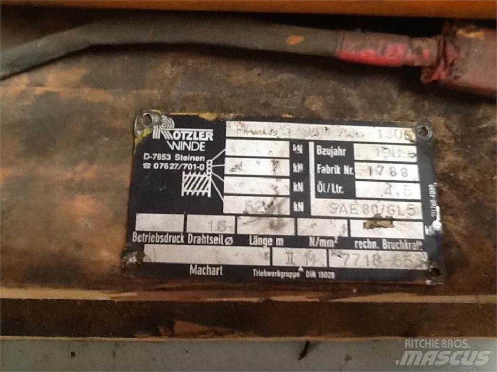Faun RTF 30 winch クレーン部品と設備
