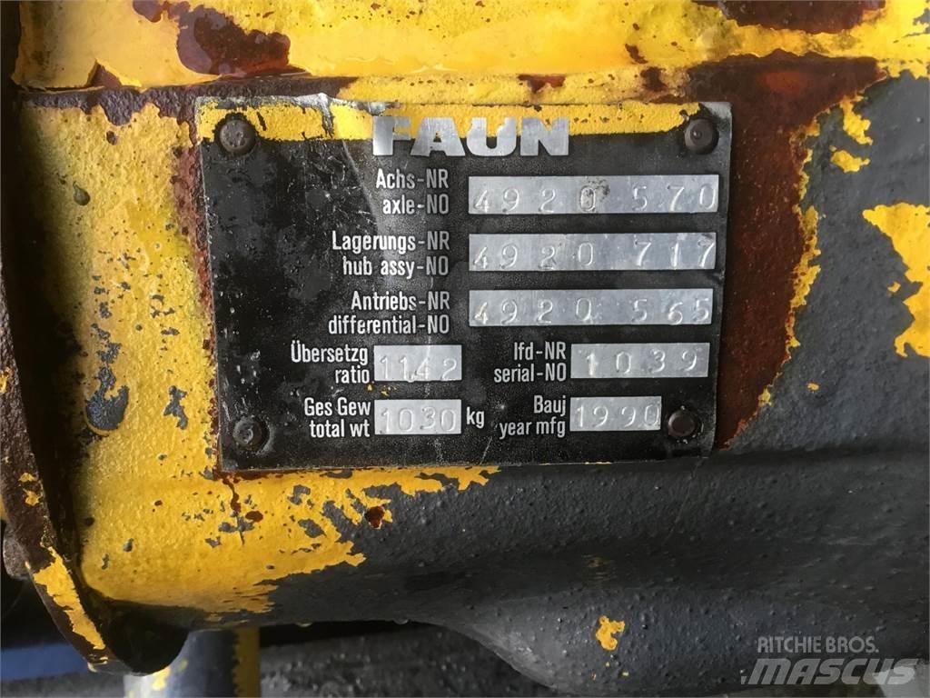 Faun RTF 50-3 axle 1 アクスル