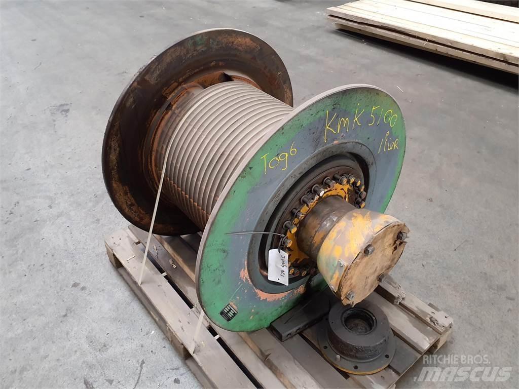 Krupp KMK 5100 winch クレーン部品と設備
