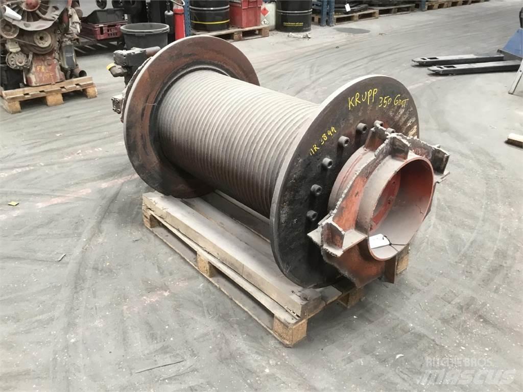 Krupp KMK 8350 winch クレーン部品と設備