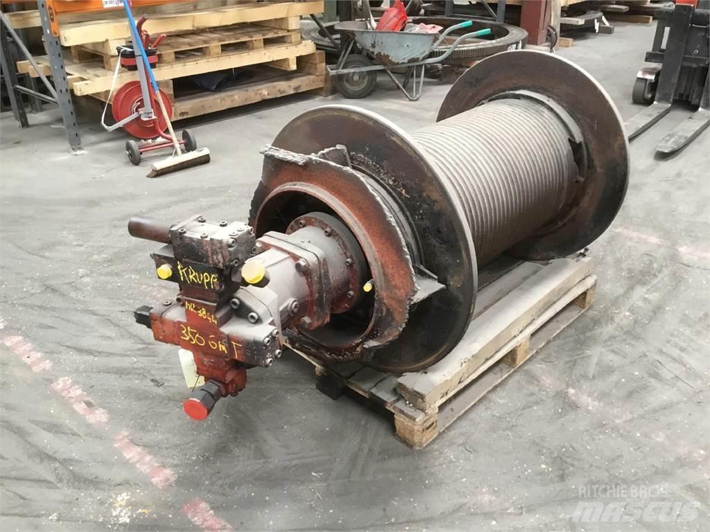 Krupp KMK 8350 winch クレーン部品と設備