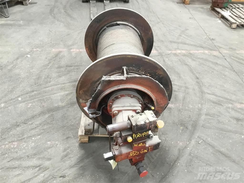 Krupp KMK 8350 winch クレーン部品と設備