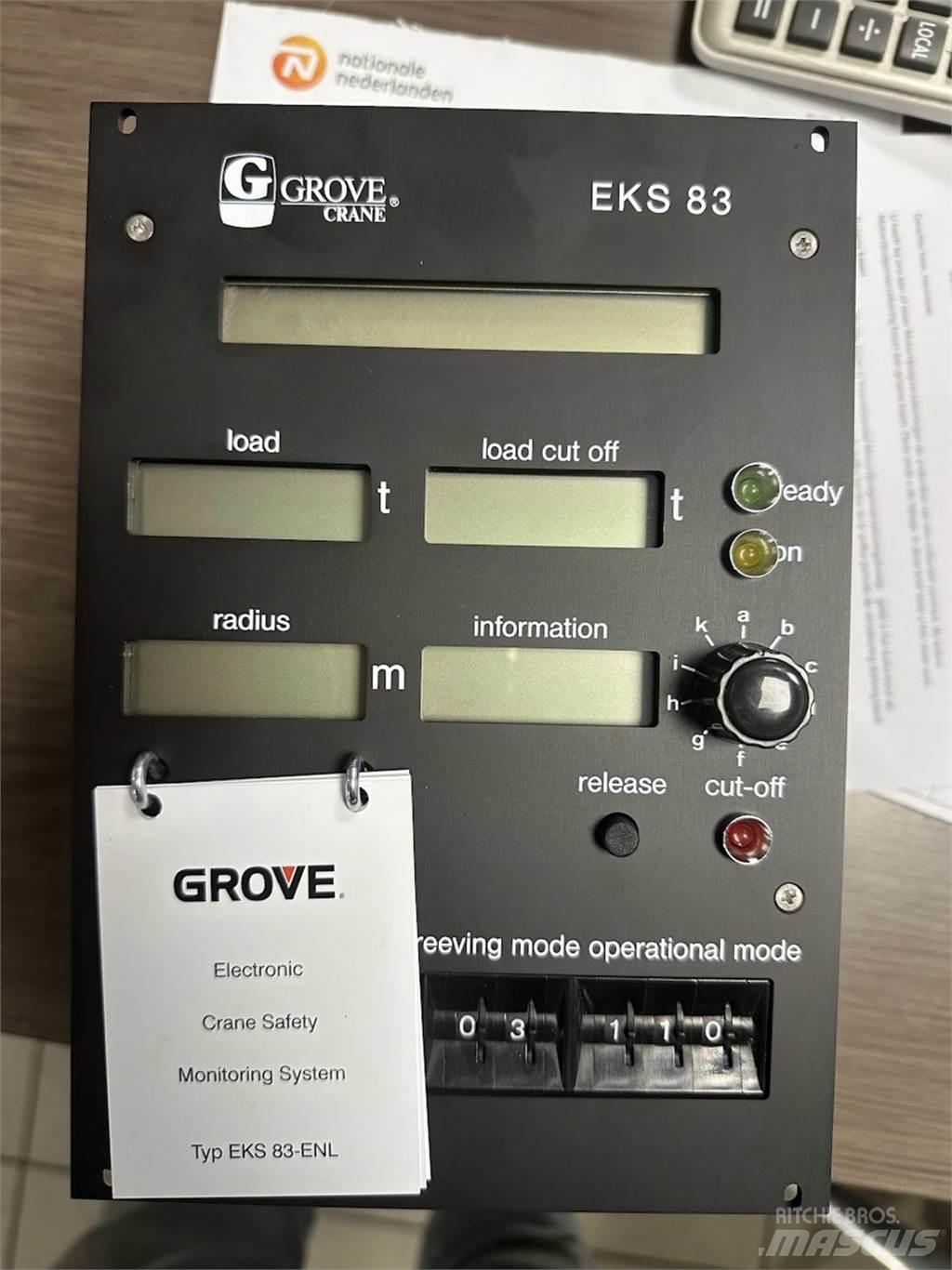 Krupp KMK EKS 83 クレーン部品と設備