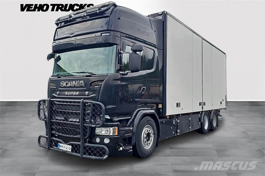 Scania R580 ボックスボディー、ウイング、箱車