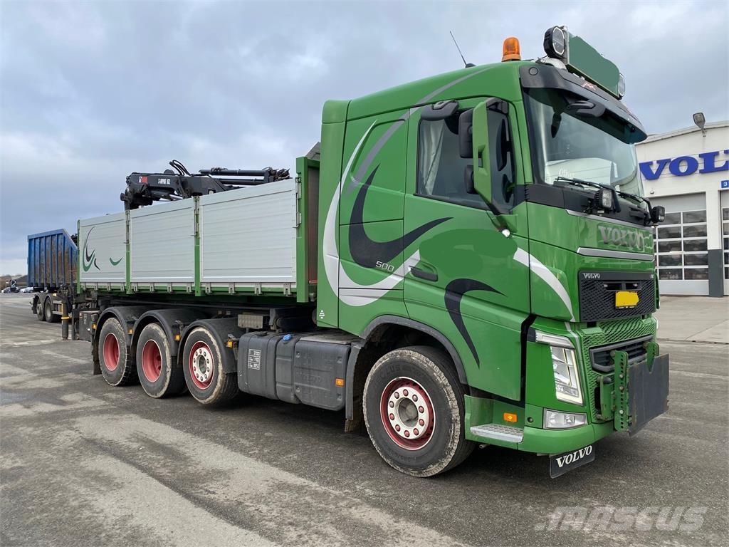 Volvo FH 8x4 クレーントラック、ユニック車