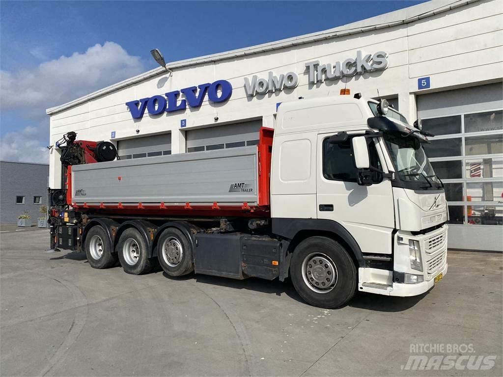 Volvo FM 8x4 500 クレーントラック、ユニック車