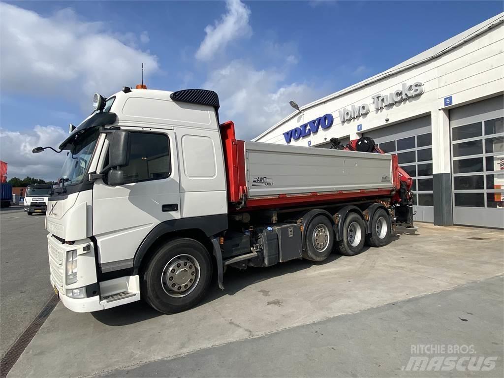 Volvo FM 8x4 500 クレーントラック、ユニック車