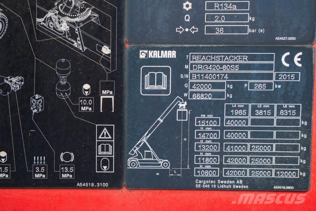 Kalmar DRG420-60S5 リーチスタッカー