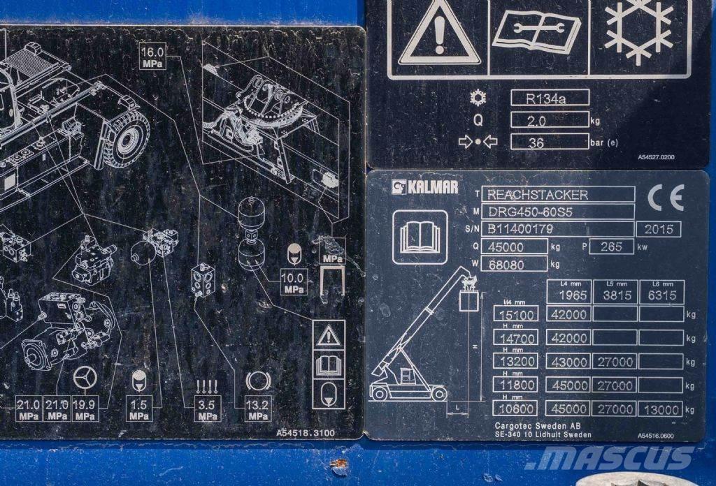 Kalmar DRG450-60S5 リーチスタッカー