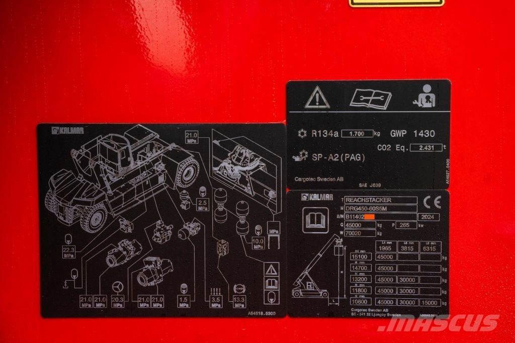 Kalmar DRG450-60S5M リーチスタッカー