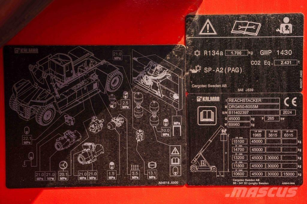 Kalmar DRG450-60S5M リーチスタッカー
