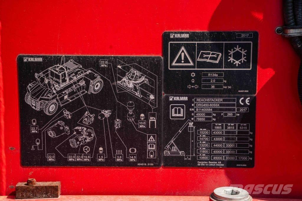 Kalmar DRG450-60S5X リーチスタッカー