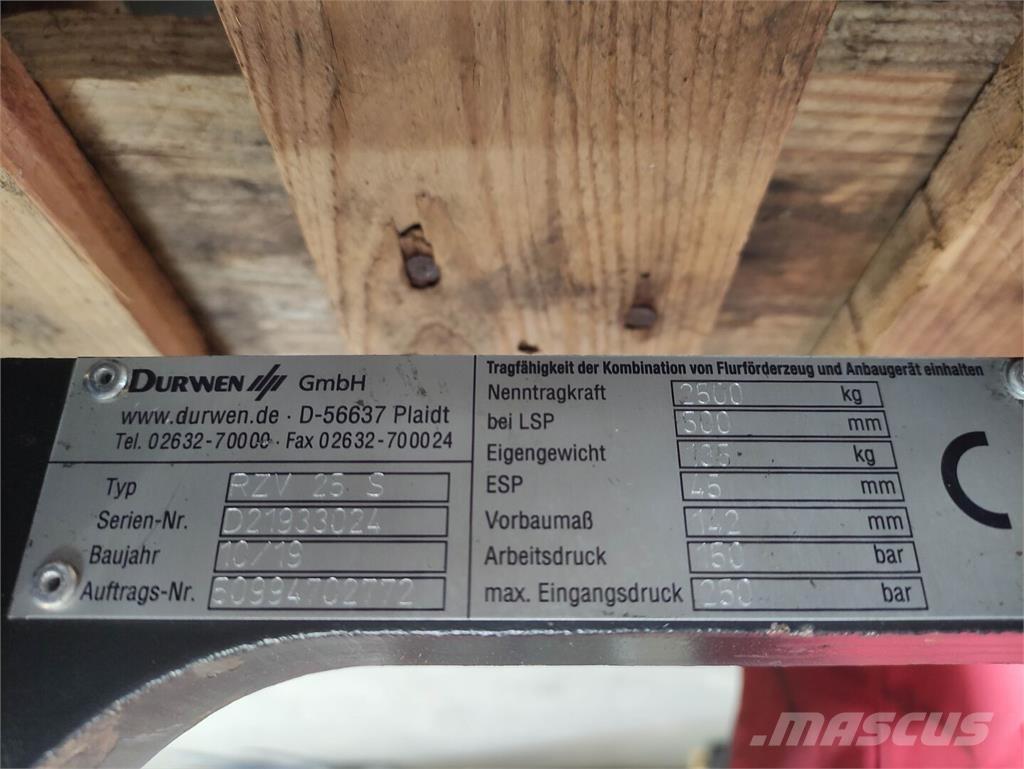 Durwen RZV 25 S マテリアルハンドリング-その他