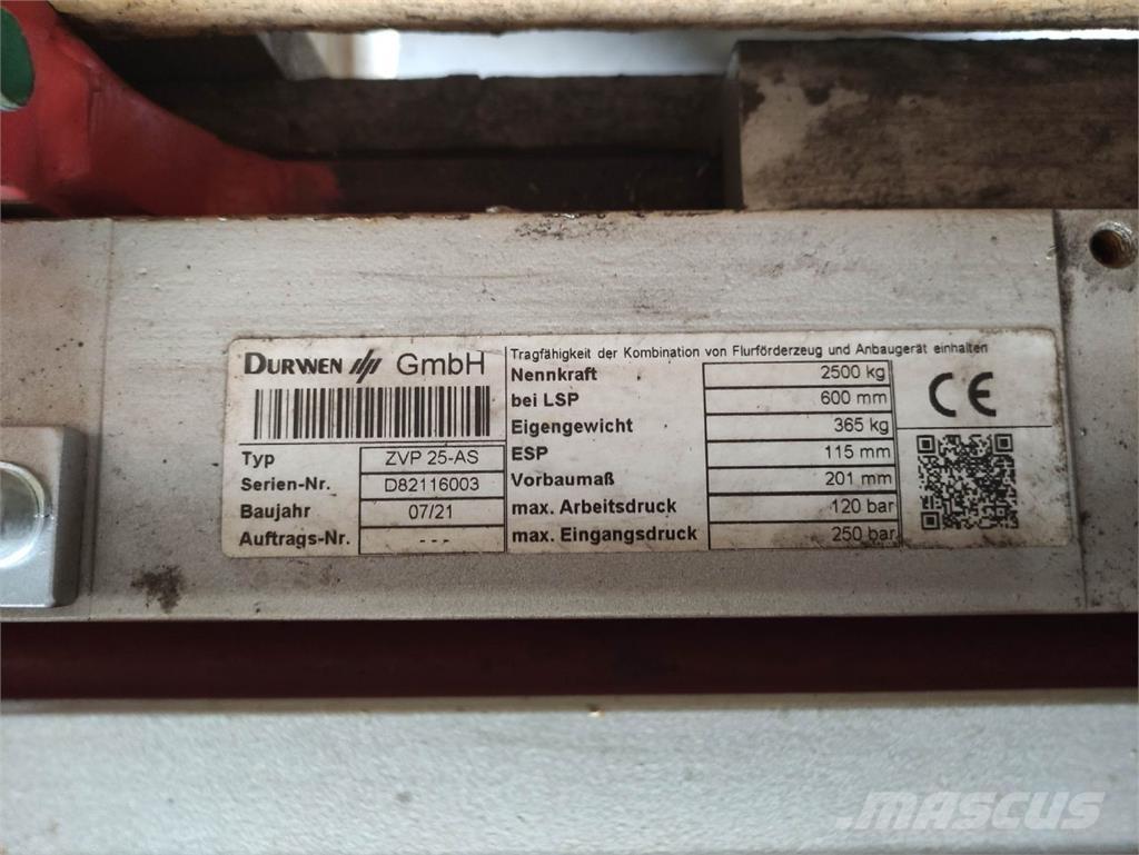 Durwen ZVP25-AS ベールクランプ