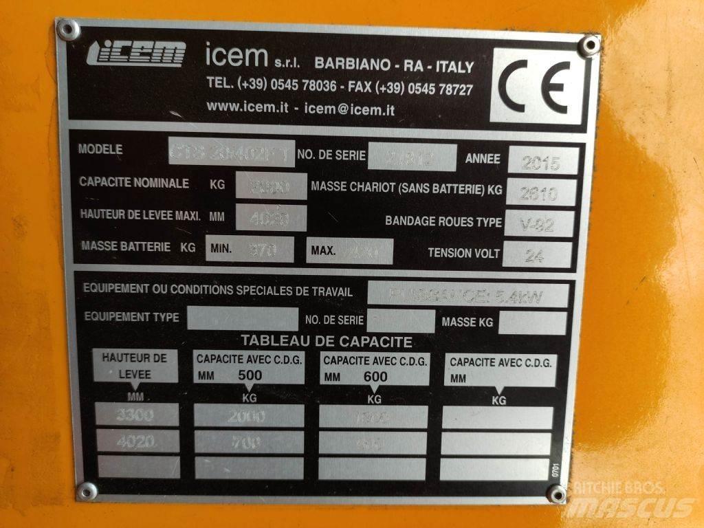 Icem CTS20/402 FT リーチフォークリフト