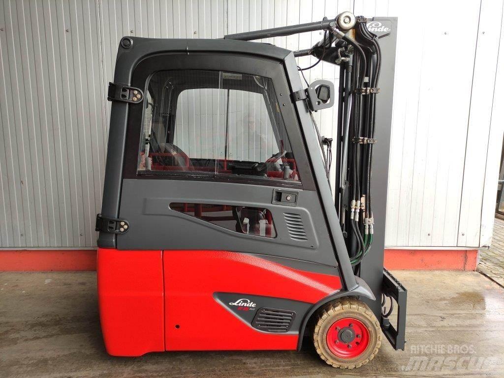 Linde E16-02-386 バッテリーフォークリフト
