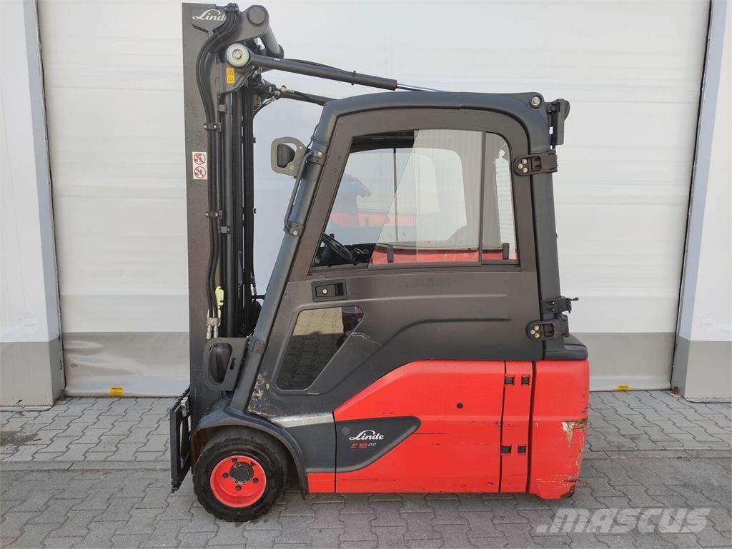 Linde E18L-02-386 バッテリーフォークリフト