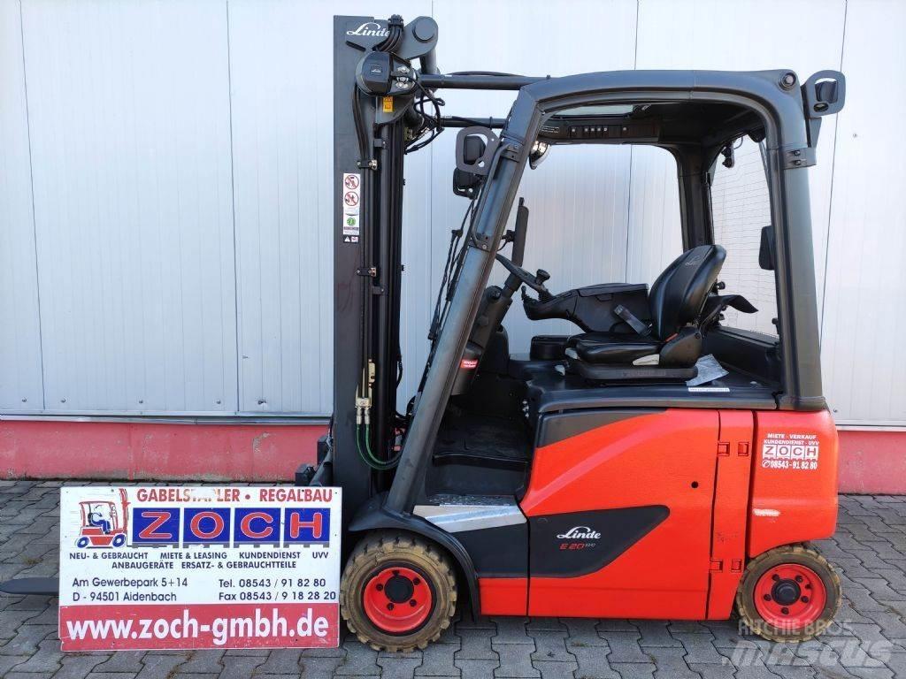 Linde E20P-02-386 EVO バッテリーフォークリフト