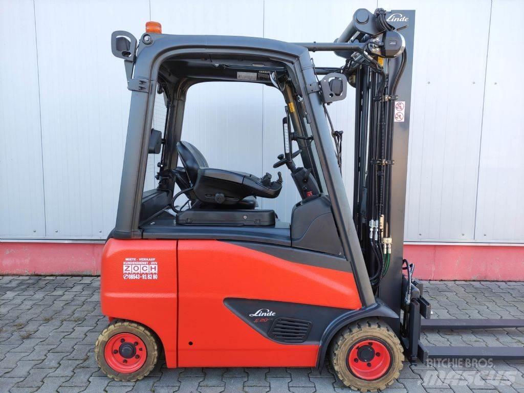 Linde E20P-02-386 EVO バッテリーフォークリフト