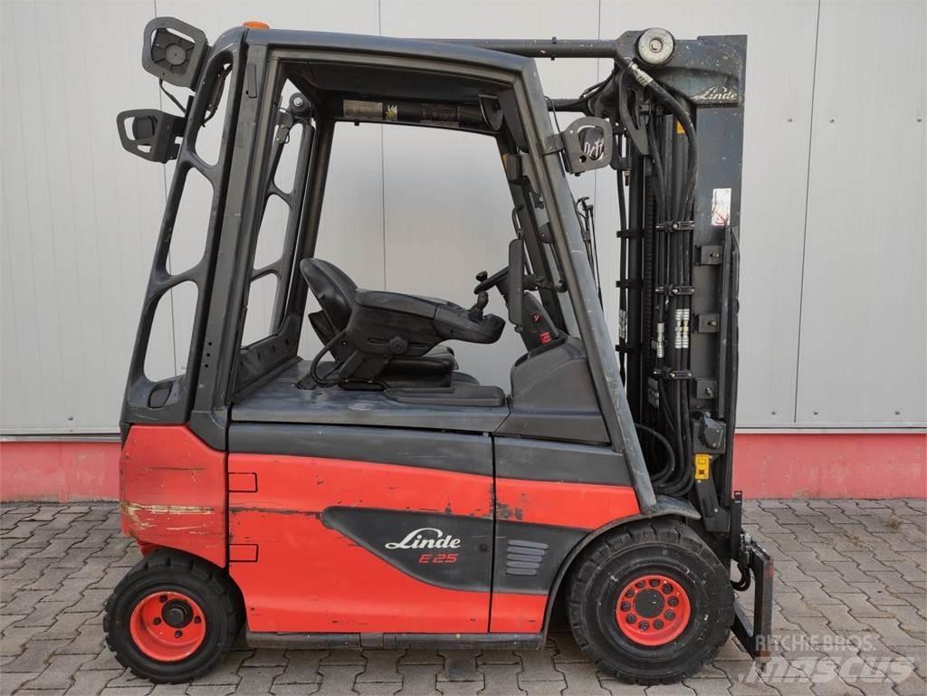Linde E25-01-387 バッテリーフォークリフト