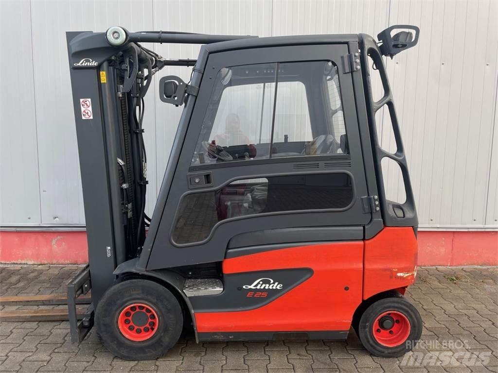 Linde E25-01-387 バッテリーフォークリフト